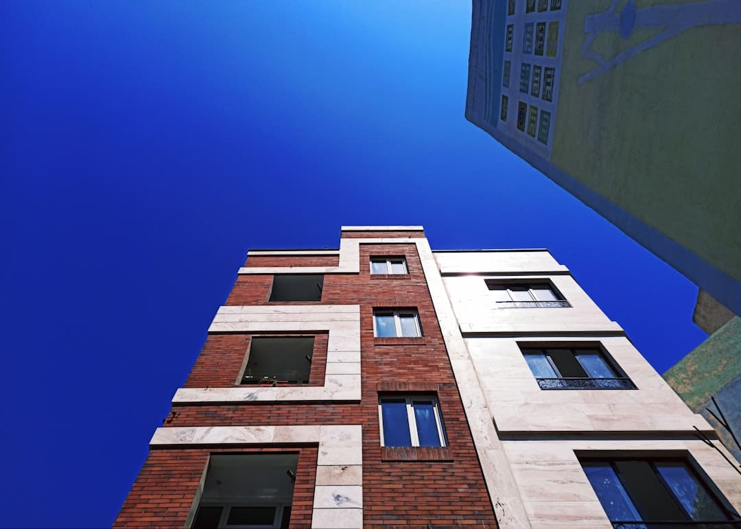 pennsylvania support animal — looking up at a tall brick building with windows